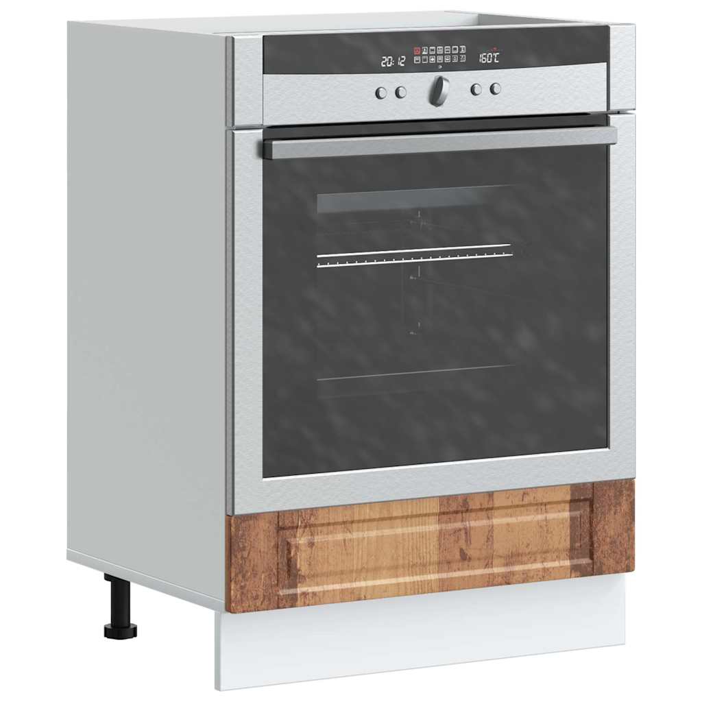 vidaXL Oven Cabinet Porto Old Wood Engineered Wood 1