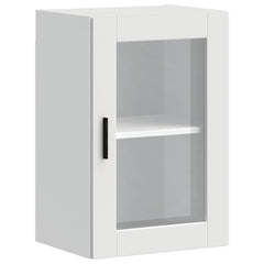 Kitchen Wall Cabinet with Glass Door "Porto" White 1x wall corner cabinet 57 cm wide 100 cm high–2x wall glass cabinet (1 door) 40 cm wide 40 cm high 1x wall glass cabinet (1 door) 40 cm wide 60 cm high
