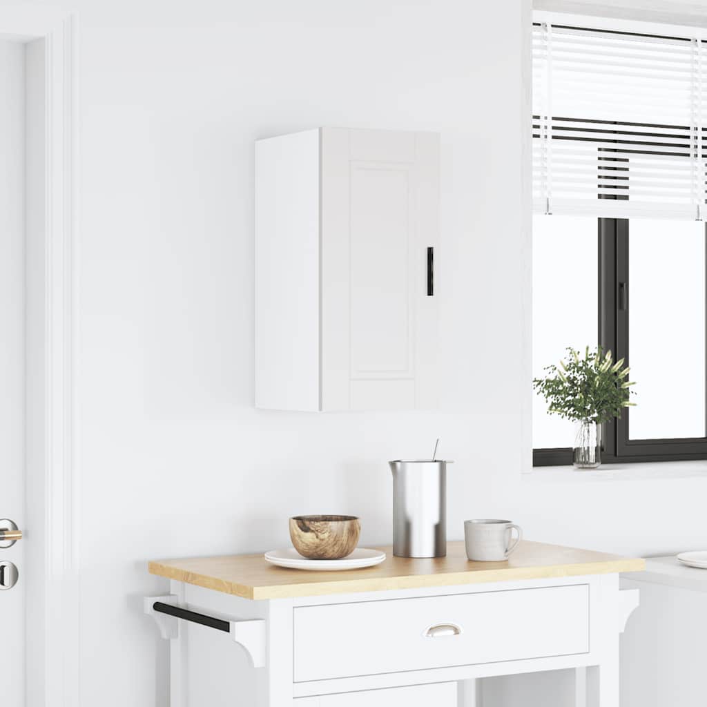 vidaXL Kitchen Wall Cabinet Porto White Engineered Wood 2