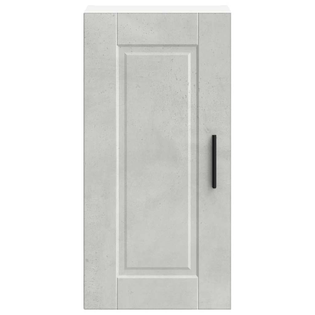 vidaXL Kitchen Wall Cabinet Porto Concrete Grey Engineered Wood 4
