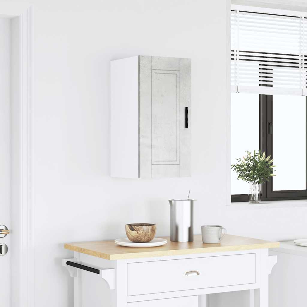 vidaXL Kitchen Wall Cabinet Porto Concrete Grey Engineered Wood 1
