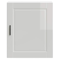 vidaXL Kitchen Wall Cabinet Porto High Gloss White Engineered Wood 5
