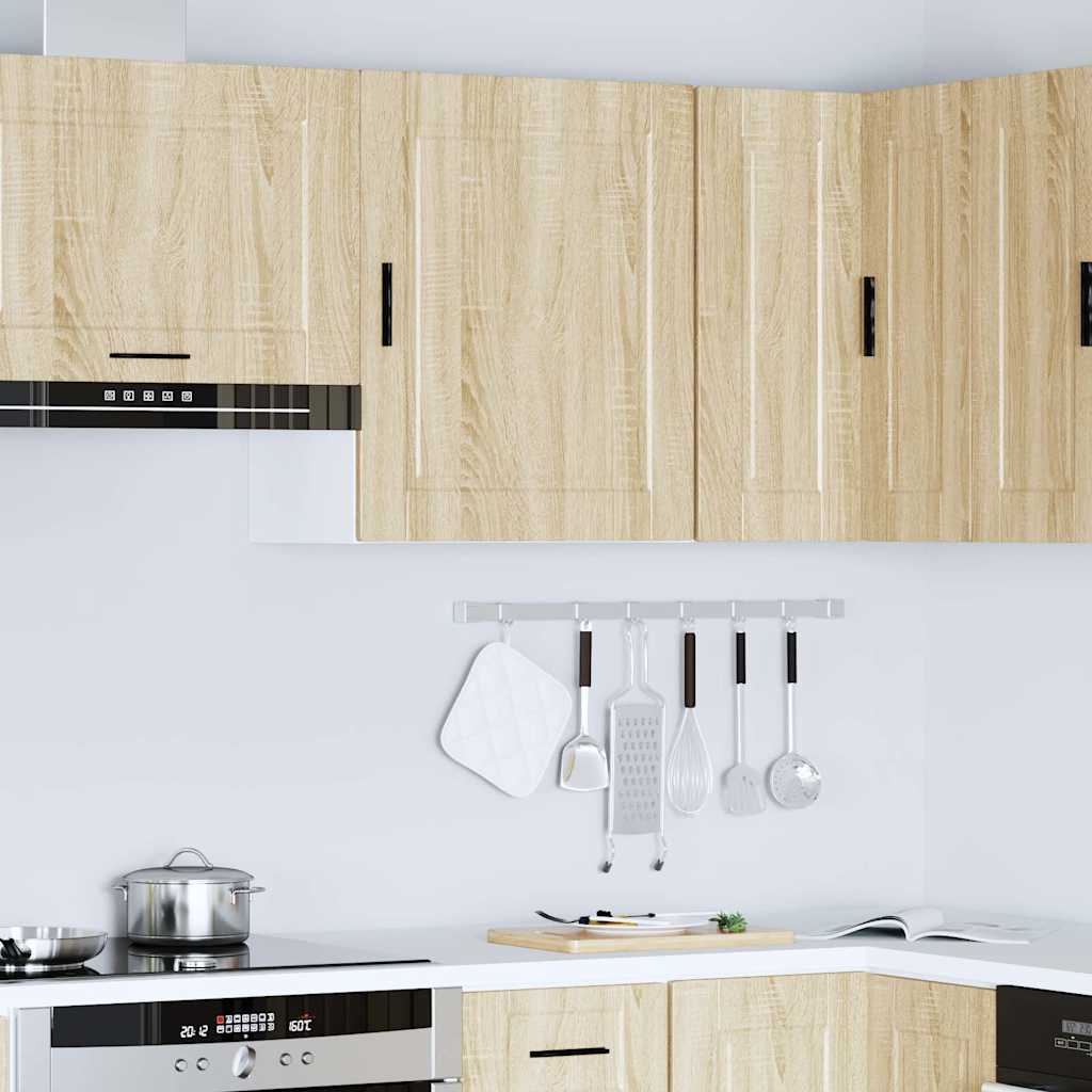 vidaXL Kitchen Wall Cabinet Porto Sonoma Oak Engineered Wood 4