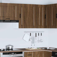 vidaXL Kitchen Wall Cabinet Porto Brown Oak Engineered Wood 4