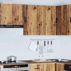 vidaXL Kitchen Wall Cabinet Porto Old Wood Engineered Wood 4