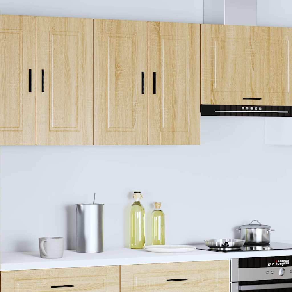 vidaXL Kitchen Wall Cabinet "Porto" Engineered Wood Sonoma Oak