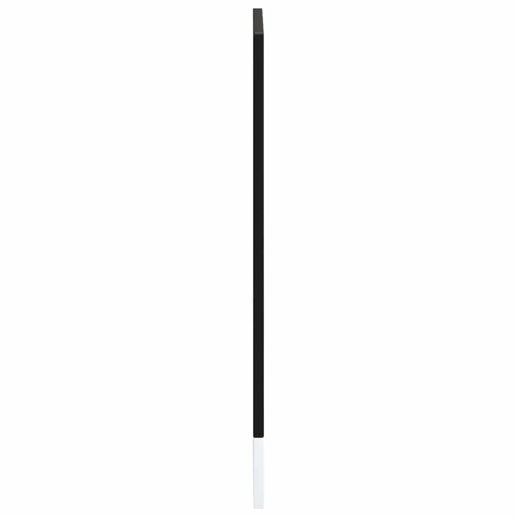 vidaXL Dishwasher Panel Porto Black 60x1.5x57 cm Engineered Wood 5