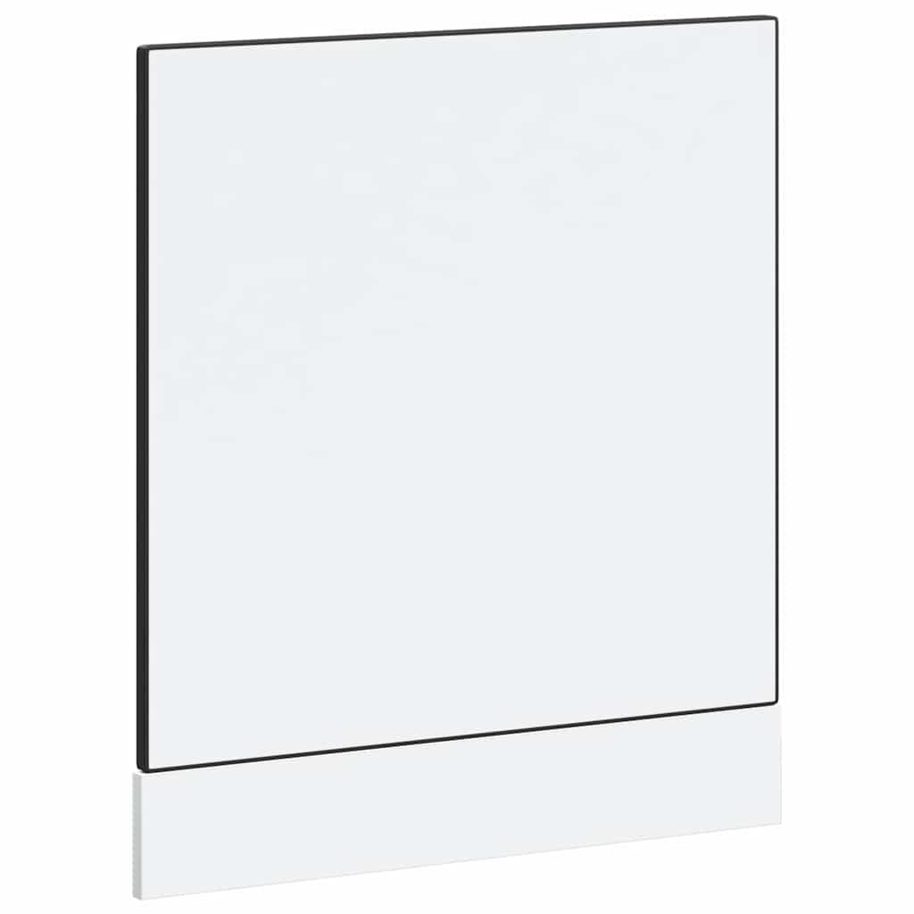 vidaXL Dishwasher Panel Porto Black 60x1.5x57 cm Engineered Wood 6