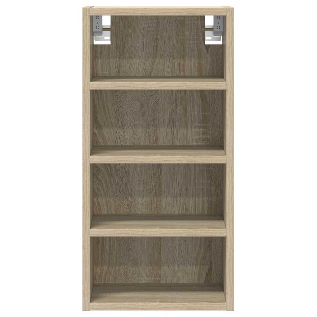 vidaXL Hanging Cabinet Riga Sonoma Oak 30x29.5x60 cm Engineered Wood 4