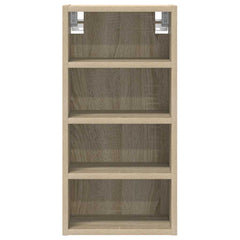 vidaXL Hanging Cabinet Riga Sonoma Oak 30x29.5x60 cm Engineered Wood 4
