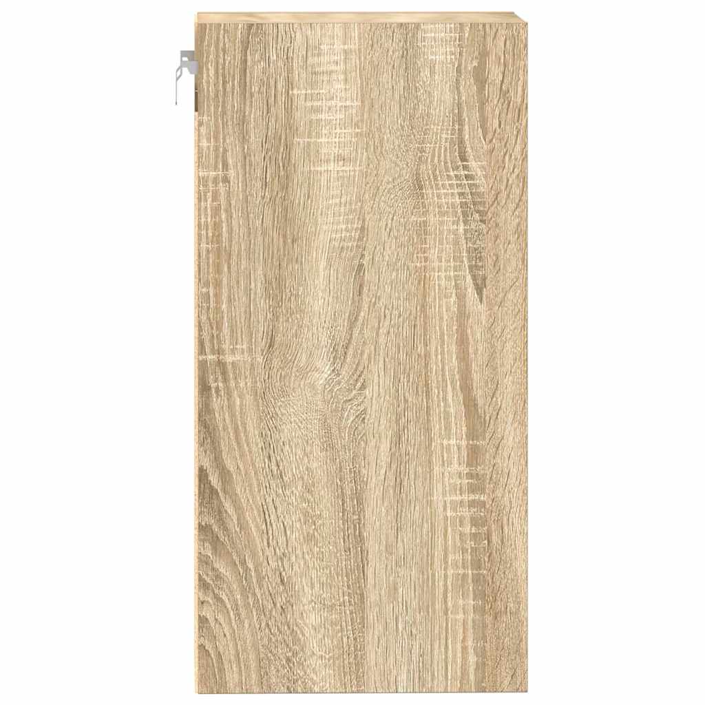 vidaXL Hanging Cabinet Riga Sonoma Oak 30x29.5x60 cm Engineered Wood 5