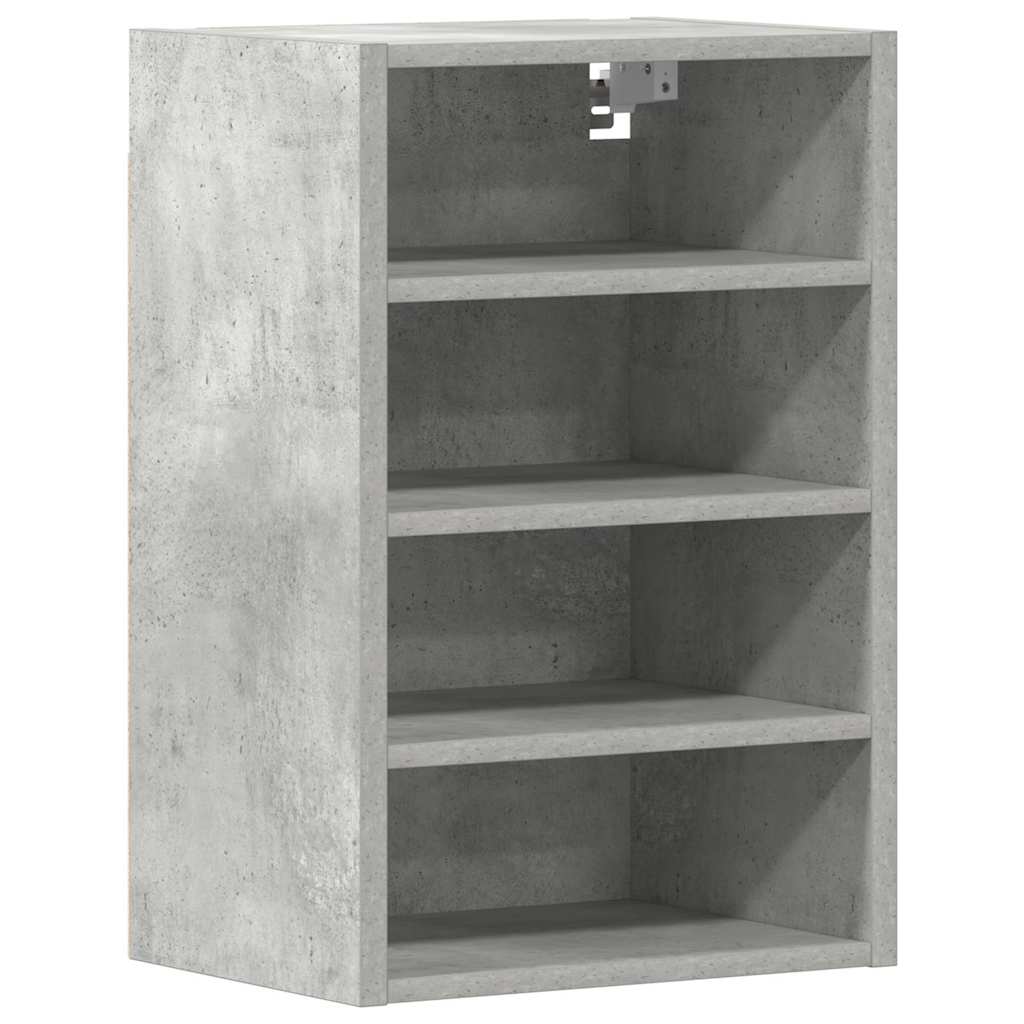 vidaXL Hanging Cabinet Riga Concrete Grey 40x29.5x60 cm Engineered Wood 2
