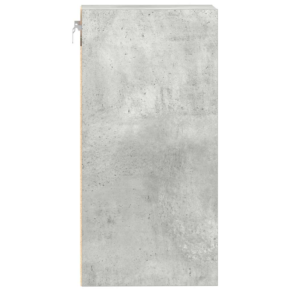 vidaXL Hanging Cabinet Riga Concrete Grey 40x29.5x60 cm Engineered Wood 5