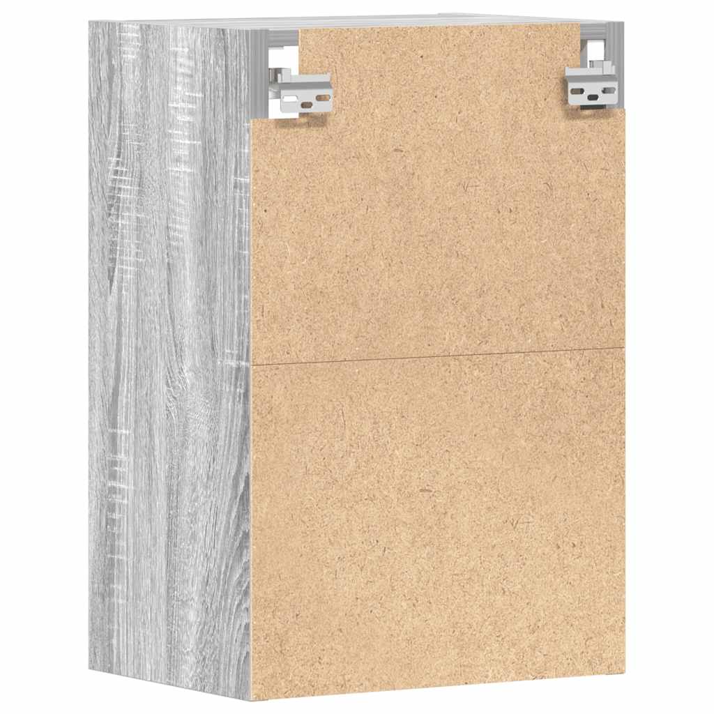 vidaXL Hanging Cabinet Riga Grey Sonoma 40x29.5x60 cm Engineered Wood 6