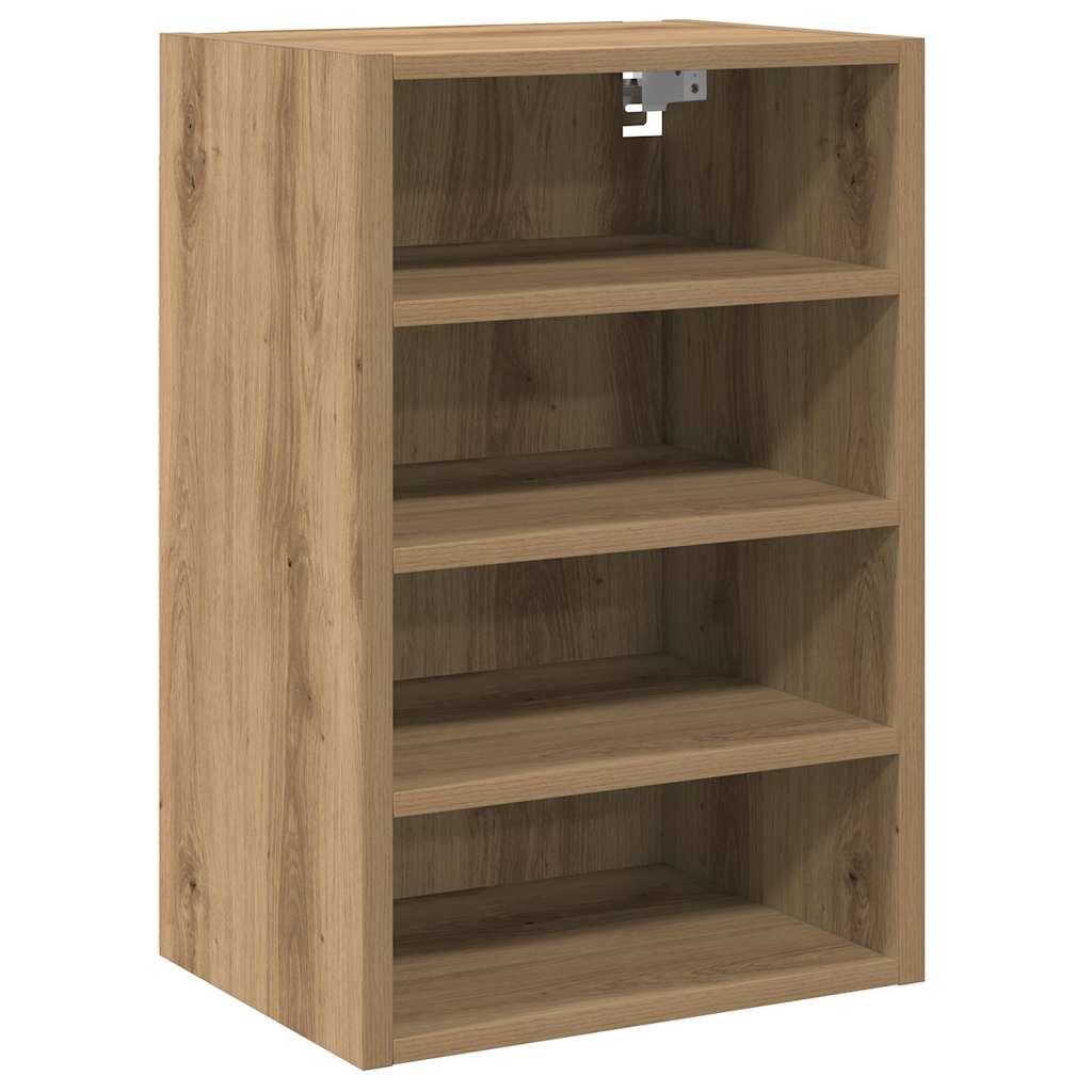 vidaXL Hanging Cabinet Riga Artisan Oak 40x29.5x60 cm Engineered Wood 2