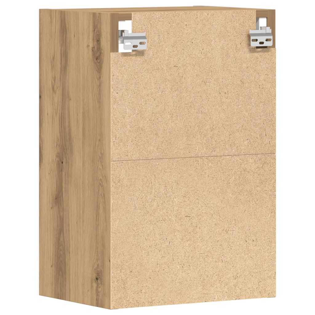 vidaXL Hanging Cabinet Riga Artisan Oak 40x29.5x60 cm Engineered Wood 6
