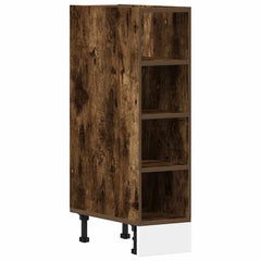 vidaXL Bottom Cabinet Riga Smoked Oak 20x44.5x81.5 cm Engineered Wood 2