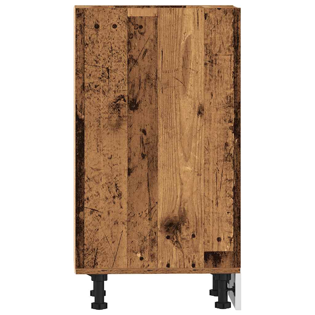 vidaXL Bottom Cabinet Riga Old Wood 20x44.5x81.5 cm Engineered Wood 5