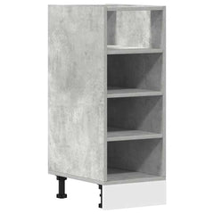 vidaXL Bottom Cabinet Riga Concrete Grey 30x44.5x81.5 cm Engineered Wood 2