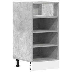 vidaXL Bottom Cabinet Riga Concrete Grey 40x44.5x81.5 cm Engineered Wood 2