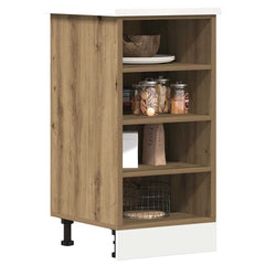 vidaXL Bottom Cabinet Riga Artisan Oak 40x44.5x81.5 cm Engineered Wood 3
