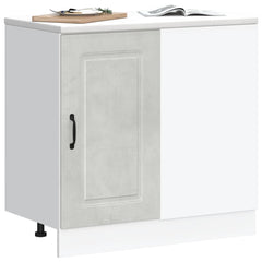 vidaXL Kitchen Base Cabinet Kalmar Concrete Grey Engineered Wood 3