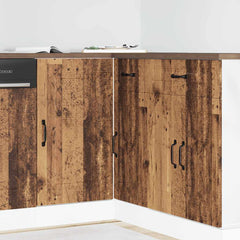 vidaXL Kitchen Base Cabinet "Kalmar" Engineered Wood Old Wood