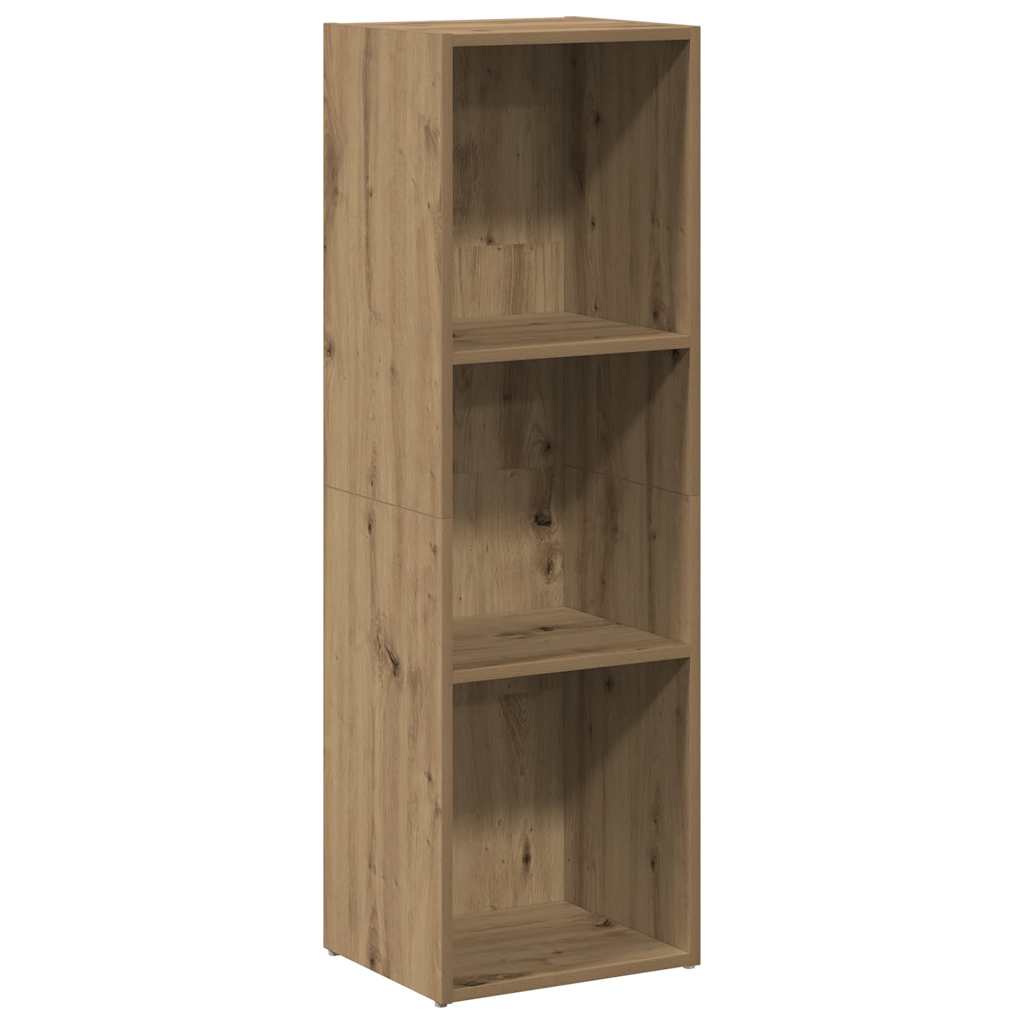 vidaXL Book Cabinet Artisan Oak 36x30x114 cm Engineered Wood 2