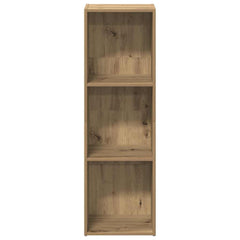 vidaXL Book Cabinet Artisan Oak 36x30x114 cm Engineered Wood 5