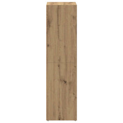 vidaXL Book Cabinet Artisan Oak 36x30x114 cm Engineered Wood 6