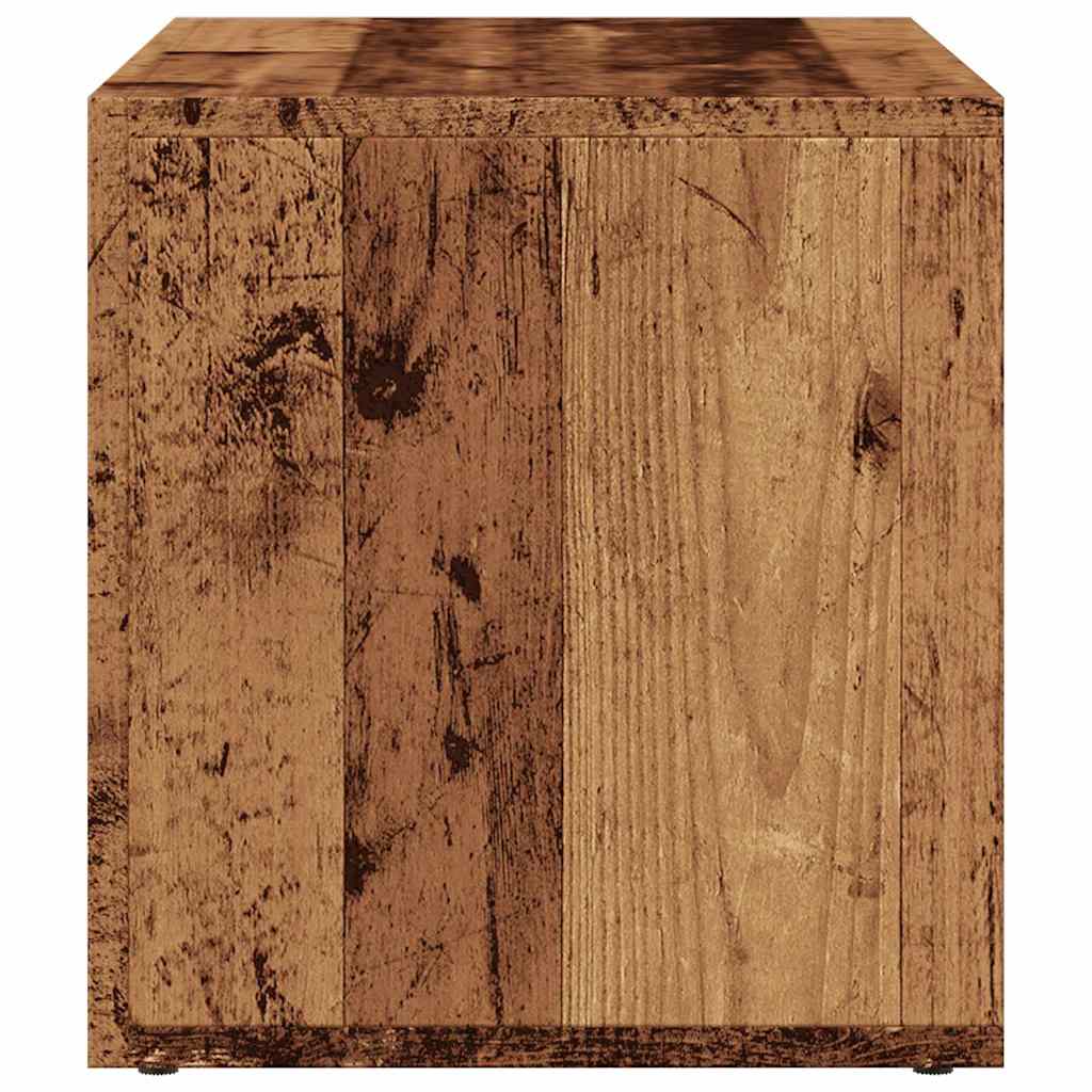 LP Storage Box Old Wood Engineered Wood, image 5