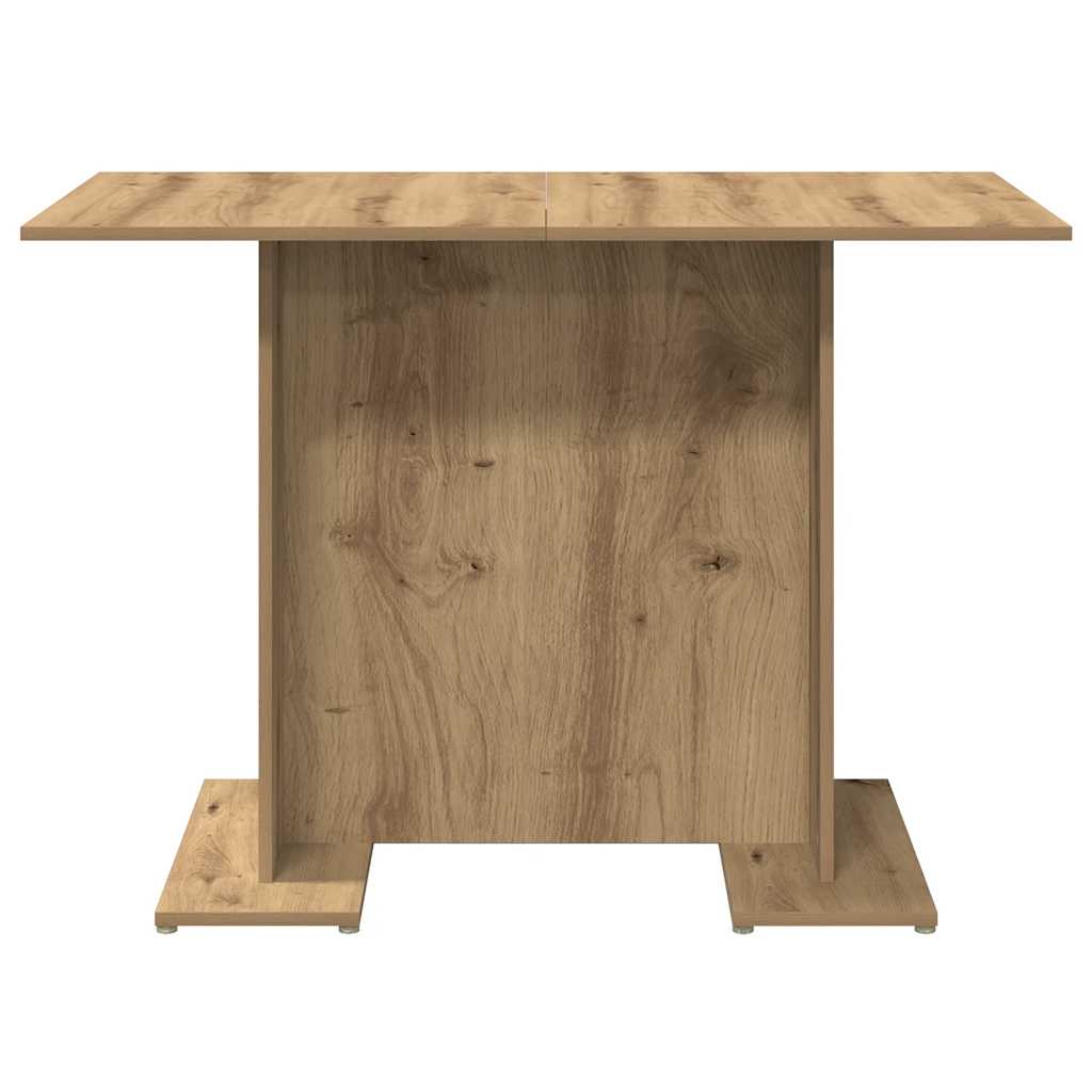 vidaXL Dining Table Artisan Oak 110x60x75 cm Engineered Wood 5