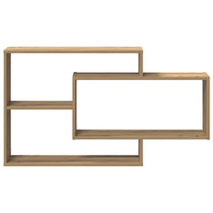 vidaXL Wall Shelf Artisan Oak 104x20x58.5 cm Engineered Wood 4