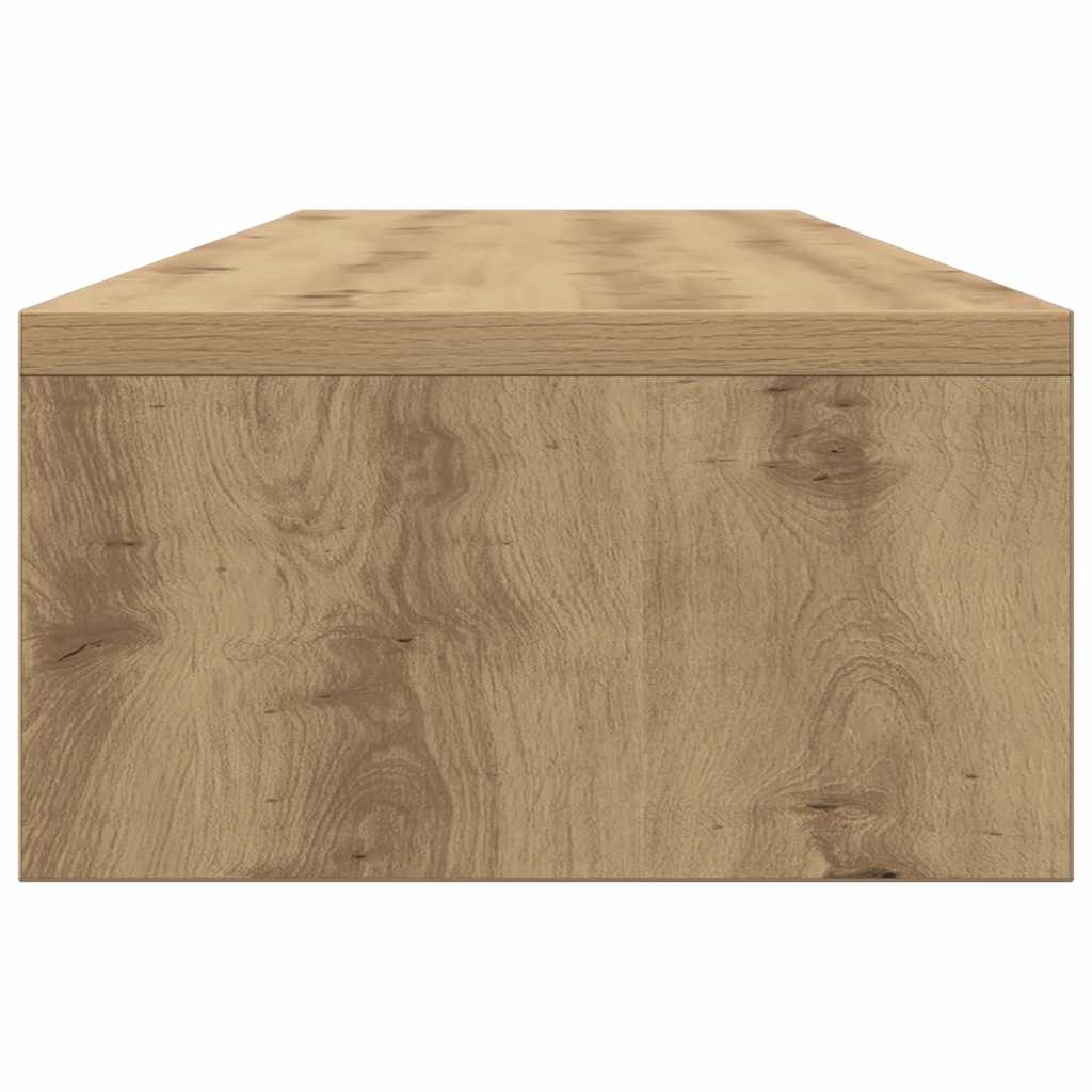 vidaXL Monitor Stand Artisan Oak 100x24x13 cm Engineered Wood 6