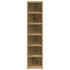 vidaXL CD Cabinet Artisan Oak 21x20x88 cm Engineered Wood 4