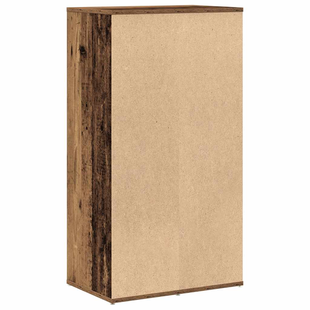 vidaXL Shoe Rack Old Wood 54x34x100.5 cm Engineered Wood 6