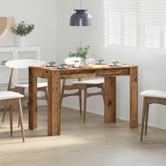 vidaXL Dining Table Old Wood 120x60x76 cm Engineered Wood 3