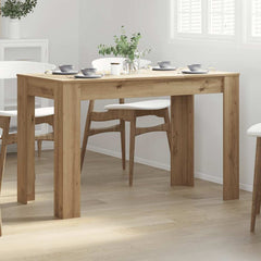 vidaXL Dining Table Artisan Oak 120x60x76 cm Engineered Wood 3