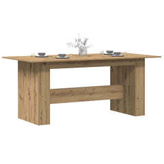 vidaXL Dining Table Artisan Oak 180x90x76 cm Engineered Wood 4
