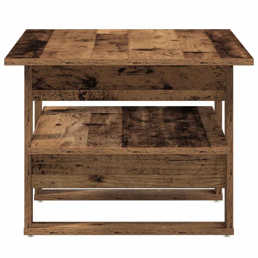 vidaXL Coffee Table Old Wood 102x55x42 cm Engineered Wood 5