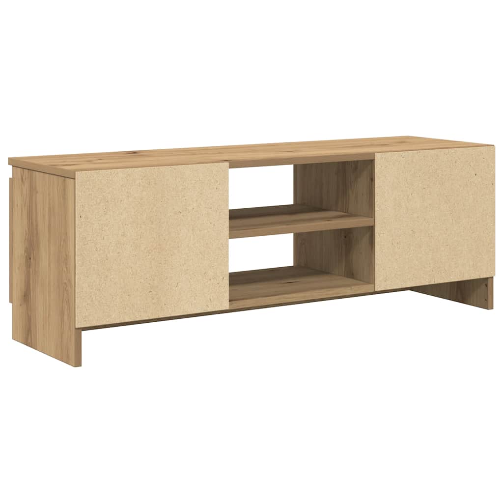 vidaXL TV Cabinet Artisan Oak 102x30x36 cm Engineered Wood 6