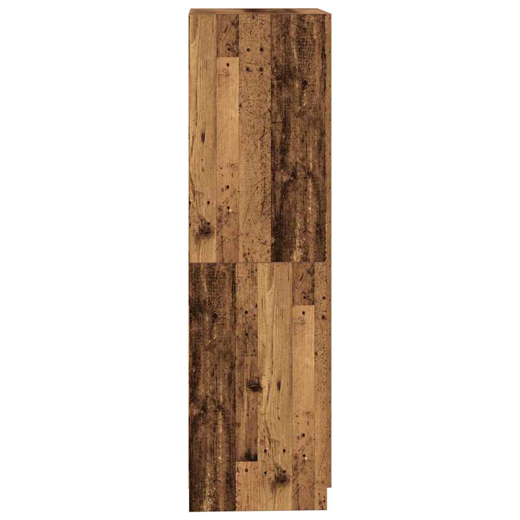 Wardrobe 90x52x200 cm Engineered Wood Old wood