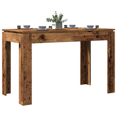 vidaXL Dining Table Old Wood 120x60x76 cm Engineered Wood 3