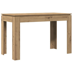 vidaXL Dining Table Artisan Oak 120x60x76 cm Engineered Wood 2