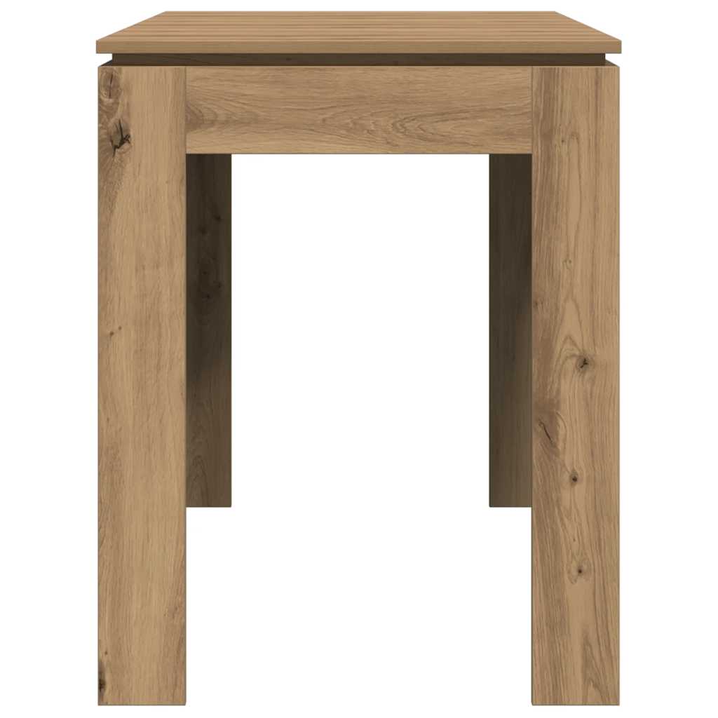 vidaXL Dining Table Artisan Oak 120x60x76 cm Engineered Wood 5