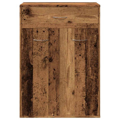 vidaXL Shoe Cabinet Old Wood 60x35x84 cm Engineered Wood 4