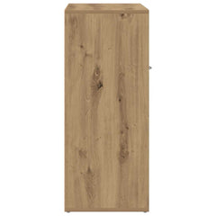 vidaXL Shoe Cabinet Artisan Oak 60x35x84 cm Engineered Wood 6
