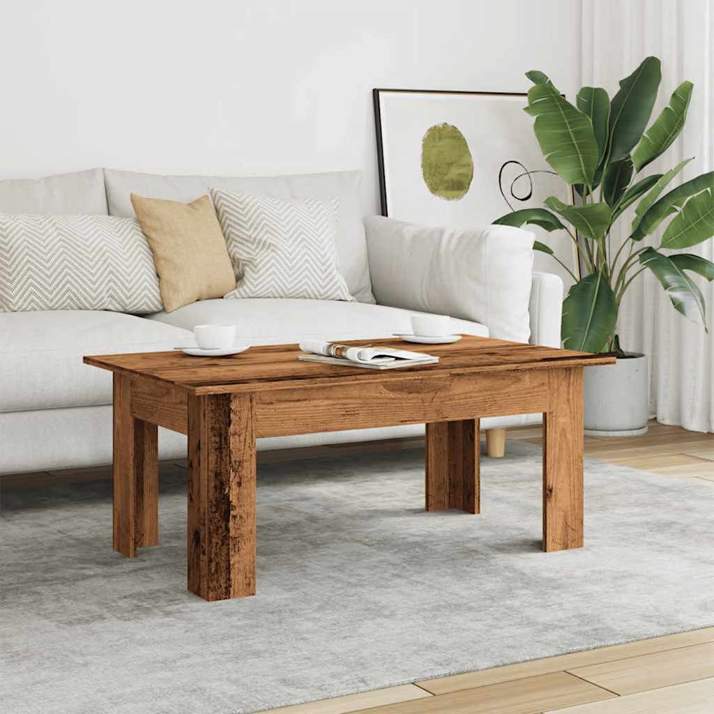 vidaXL Coffee Table Old Wood 100x60x42 cm Engineered Wood 1