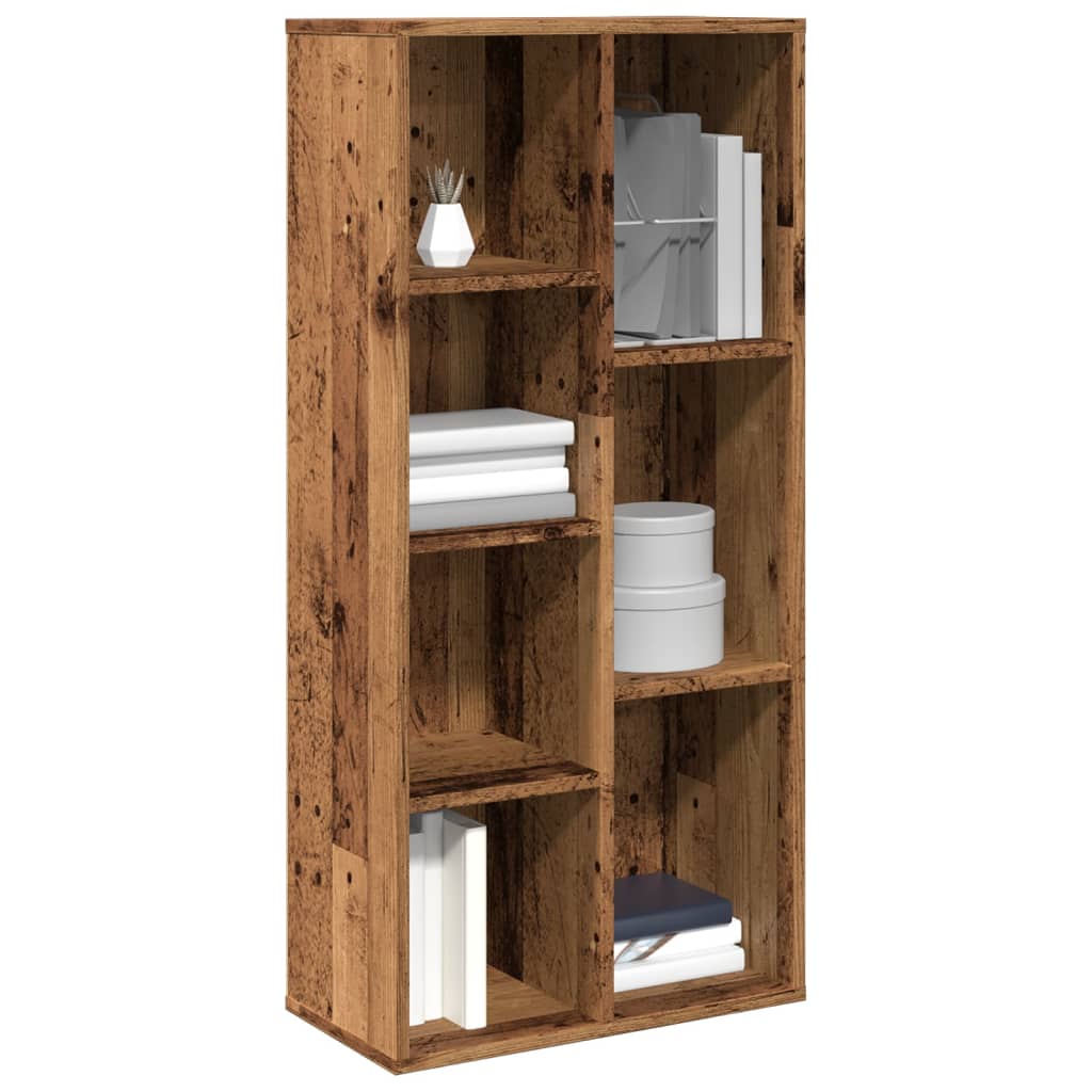 vidaXL Book Cabinet Old Wood 50x25x104 cm 1