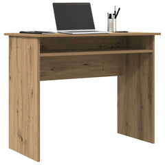 vidaXL Desk Artisan Oak 90x50x74 cm Engineered Wood 4